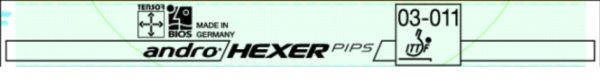 Andro Hexer Pips