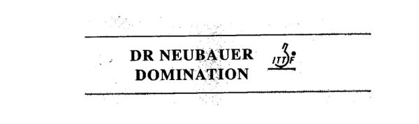 Dr Neubauer Domination
