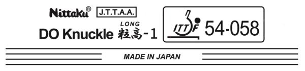 Nittaku DO Knuckle LONG-1
