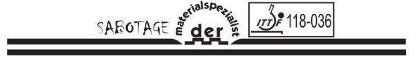 Der Materialspezialist Sabotage