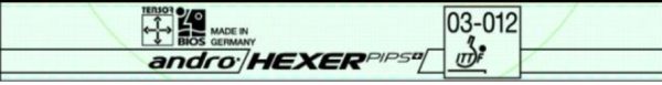 Andro Hexer Pips +